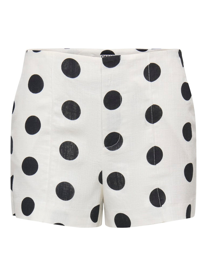 Onlviesta Hw Linen Bl Shorts Tlr - Wit Dessin
