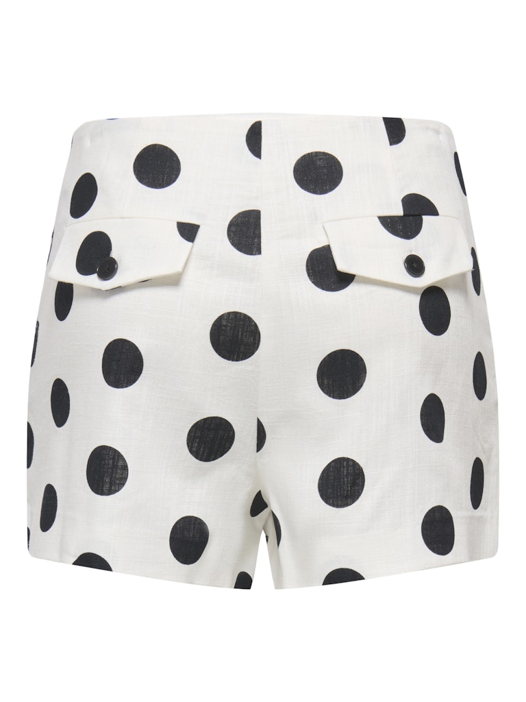 Onlviesta Hw Linen Bl Shorts Tlr - Wit Dessin