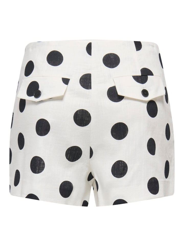 Onlviesta Hw Linen Bl Shorts Tlr - Wit Dessin