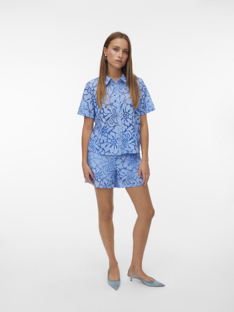 Vmmikka Hw Shorts Wvn Ga - Blauw Dessin