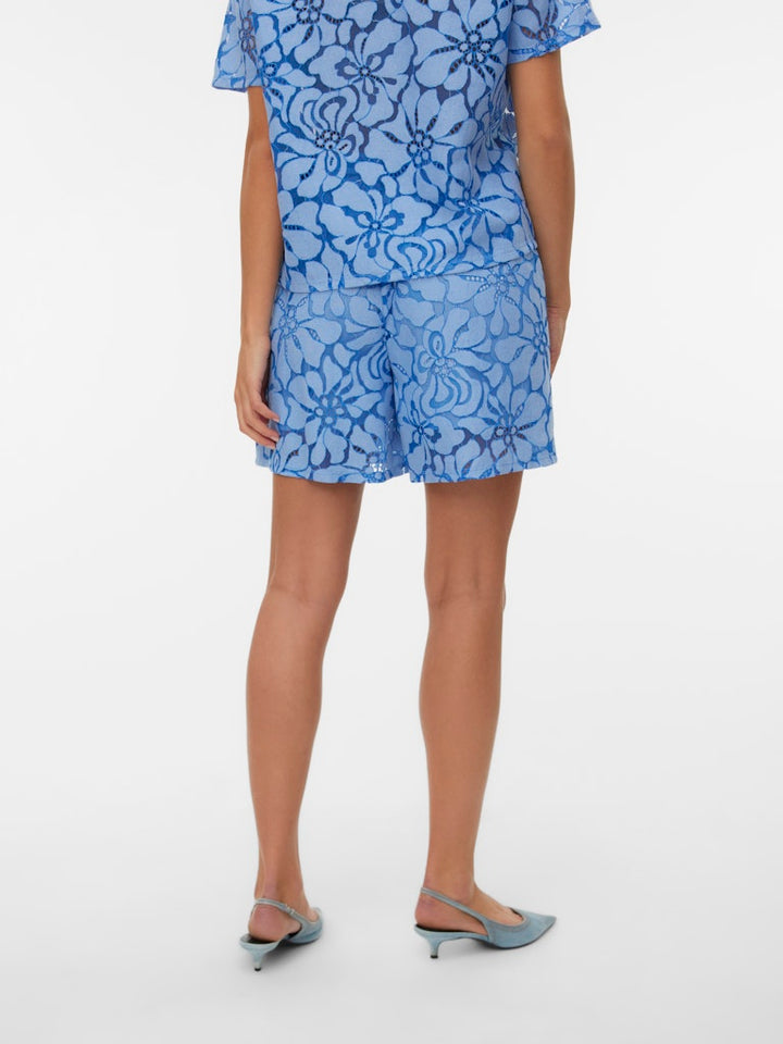 Vmmikka Hw Shorts Wvn Ga - Blauw Dessin