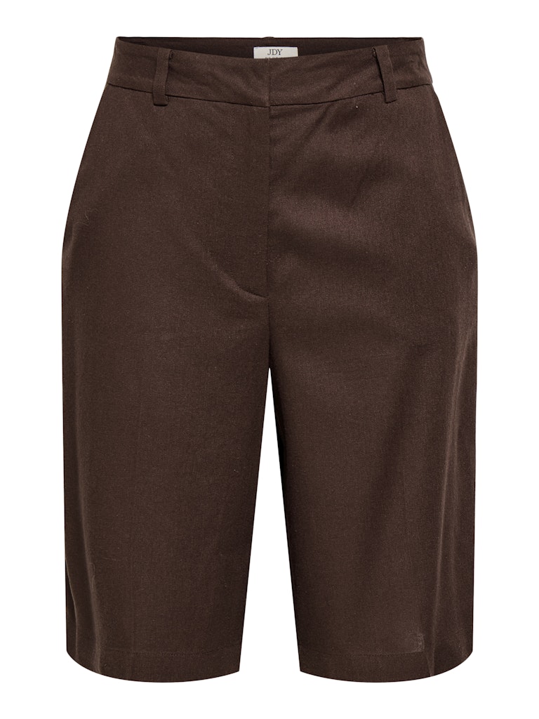 Jdynaomi Linen Mw Bermuda Shorts Tlr - Steenrood