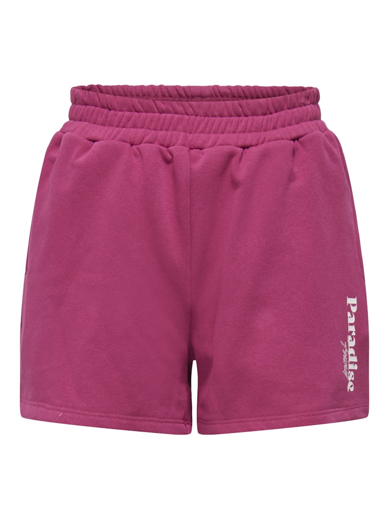Onlcora Print Shorts Ub Swt - Fuchsia