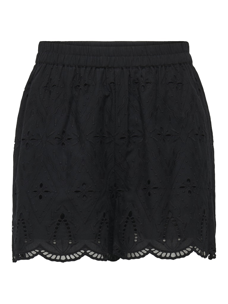 Onlfrani Emb Pull Up Shorts Wvn - Zwart
