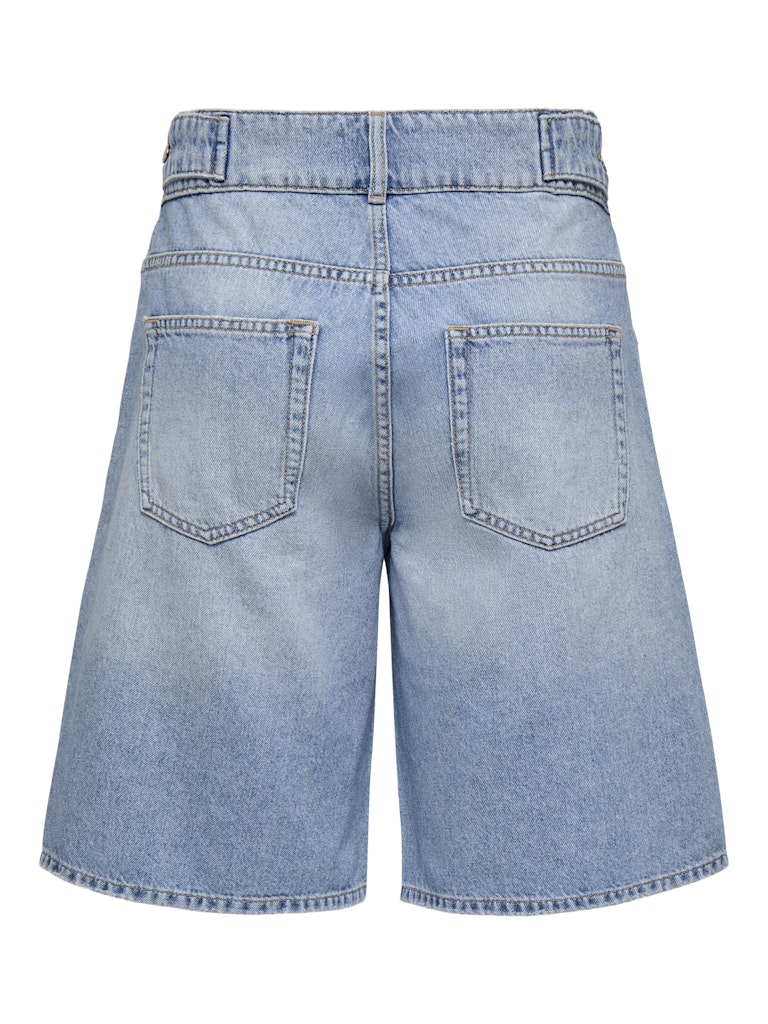 Onlloran Bermuda Shorts Wide Dnm Pim - Blue Denim