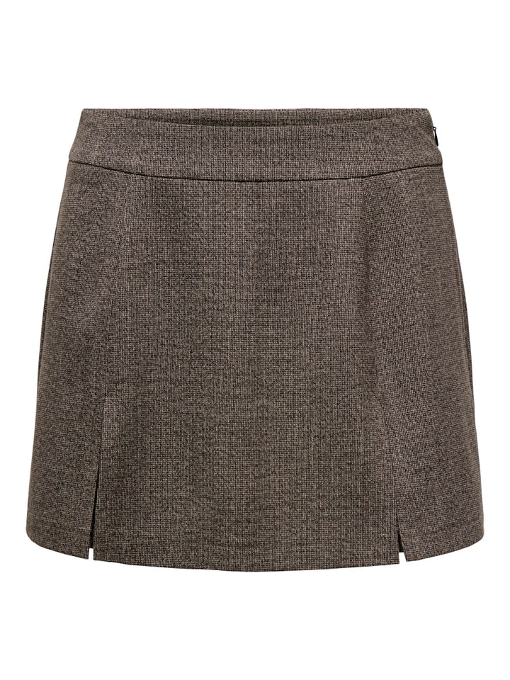 Onlelly-dell Hw Pleat Skort - Bruin Dessin
