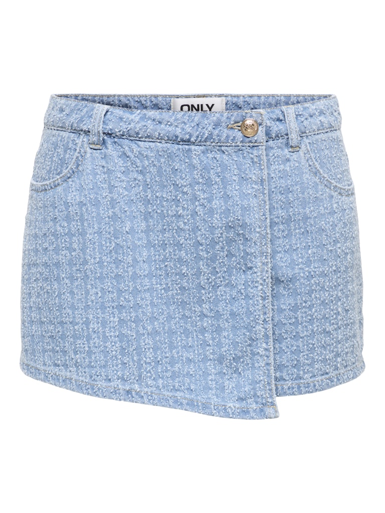 Onltexas Boucle Reg Dnm Skort Bj - Lichtblauw