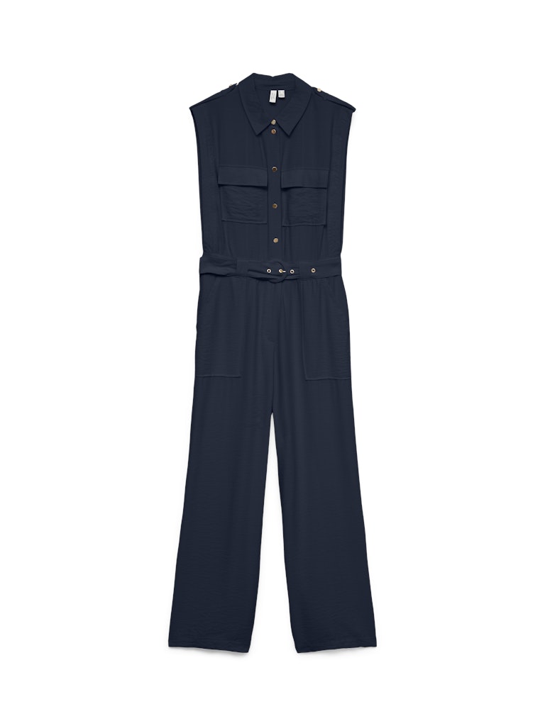 Vmkamaya S/l Jumpsuit Wvn Btq - Navy