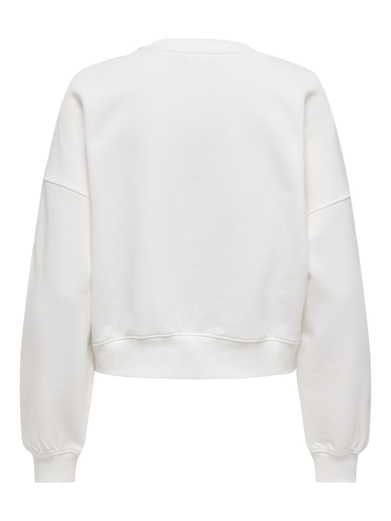Onlkiara L/s O-neck Pearl Swt - Off-white