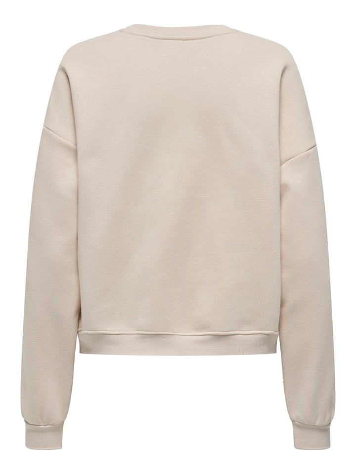 Onlelisanna O-neck Box Swt - Beige