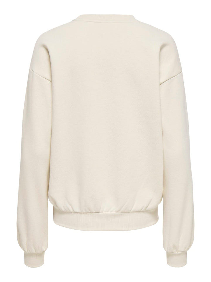 Onlfie L/s Print Box Swt - Beige