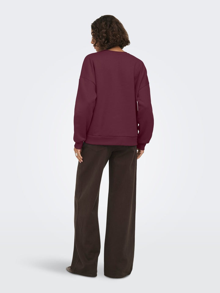 Onlzalenta Boxy L/s Box Cs Swt - Lichtblauw