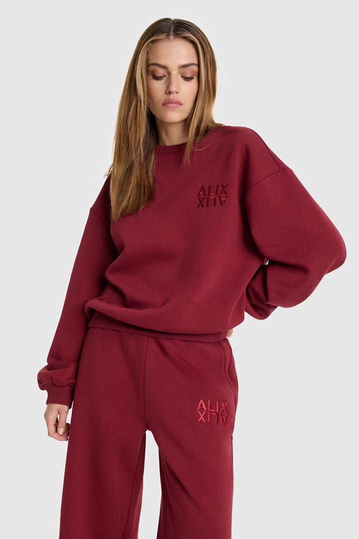 Alix Sweater - Bordeaux