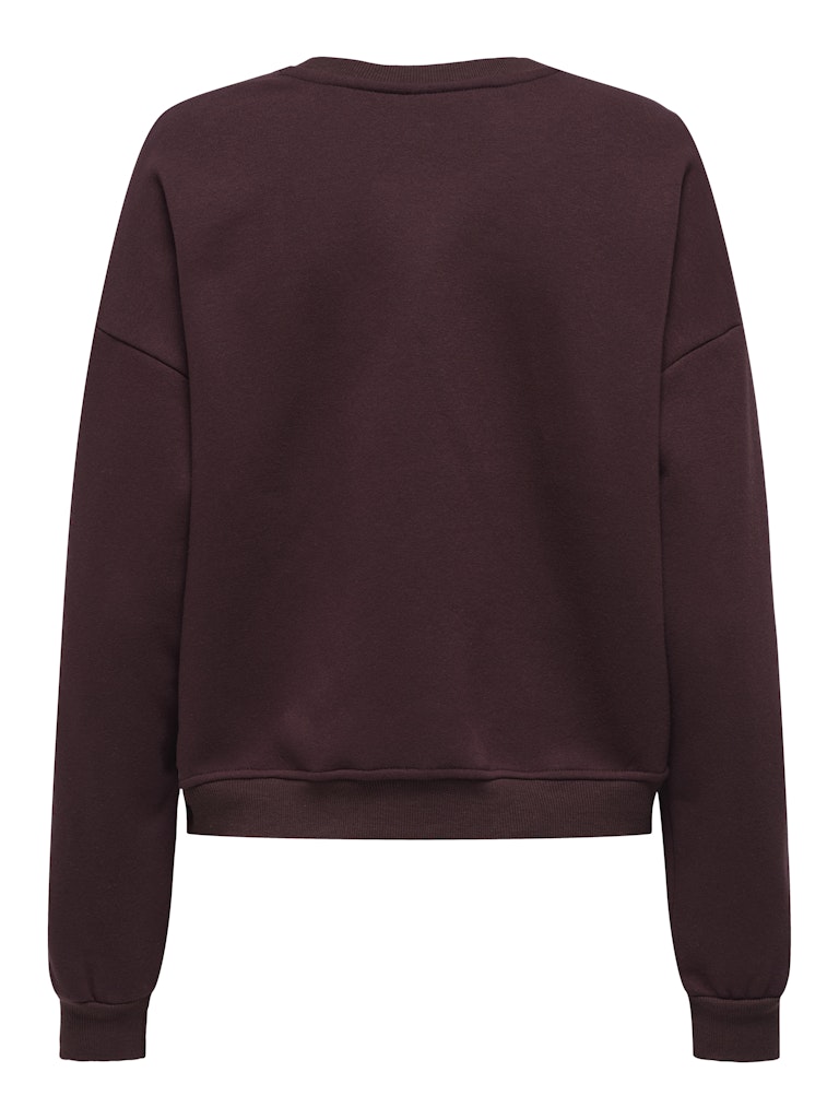 Onlelisanna O-neck Box Swt - Bordeaux