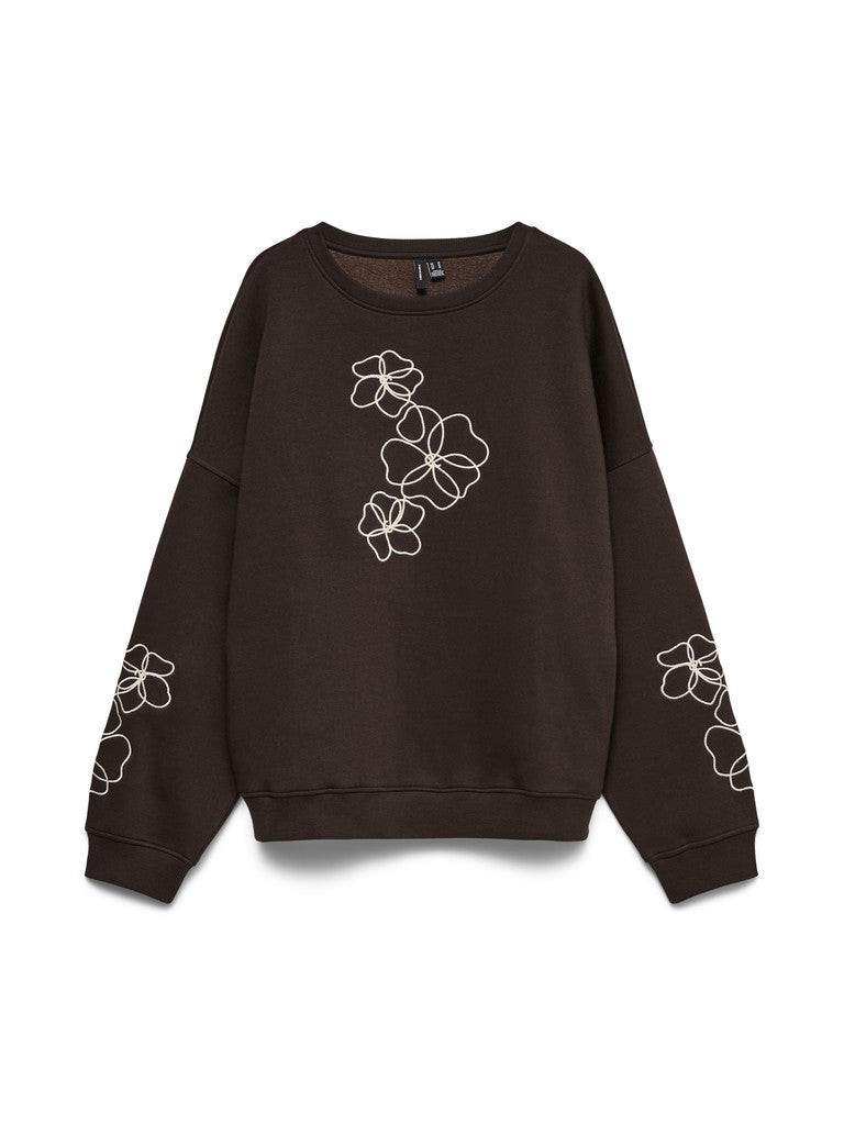 Vmbriana Ivalo Ls Sweat Top Jrs - Bruin