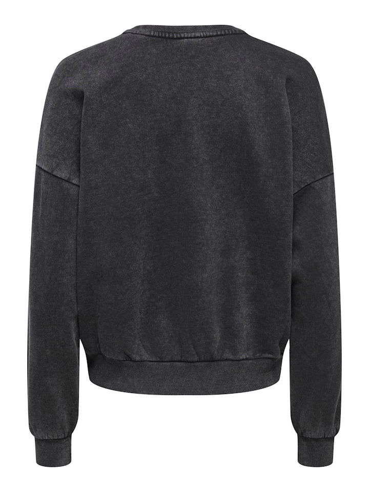 Onllauren Life L/s Animal O-neck Cc Swt - Zwart