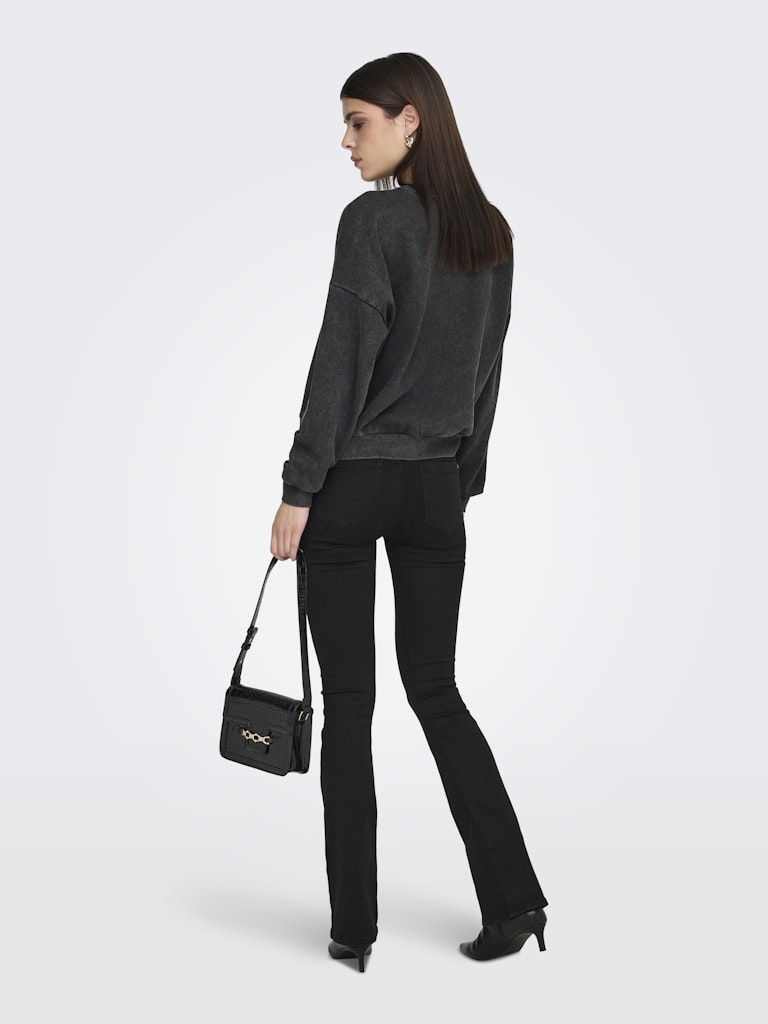 Onllauren Life L/s Animal O-neck Cc Swt - Zwart