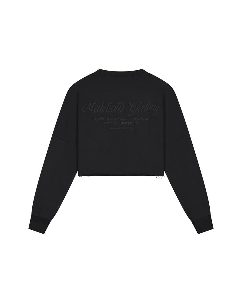 Croppes Gallery Sweater - Zwart