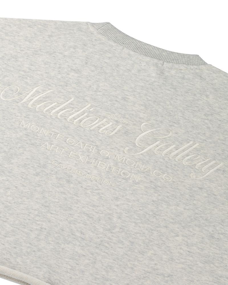 Croppes Gallery Sweater - Grijs Melee