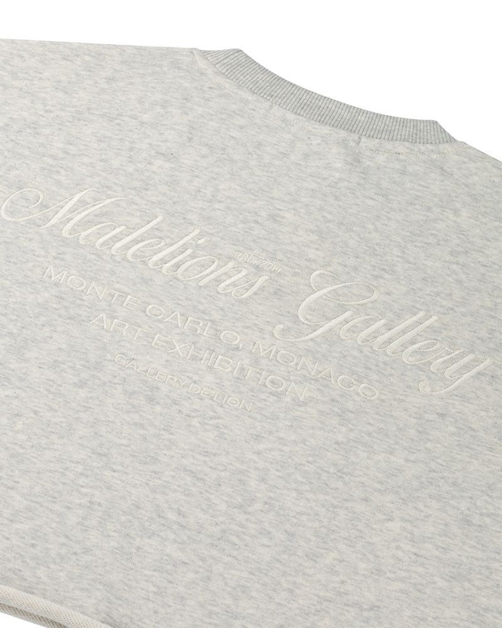 Croppes Gallery Sweater - Grijs Melee