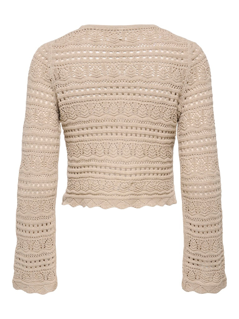 Onlelke Life Ls Pullover Knt Noos - Zand