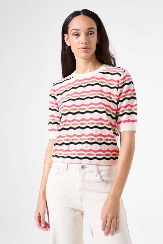 Trui Aop - Ecru Dessin