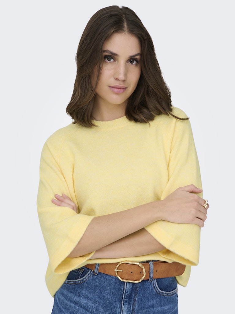 Onlsimoni 3/4 Pullover Knt Noos - Geel