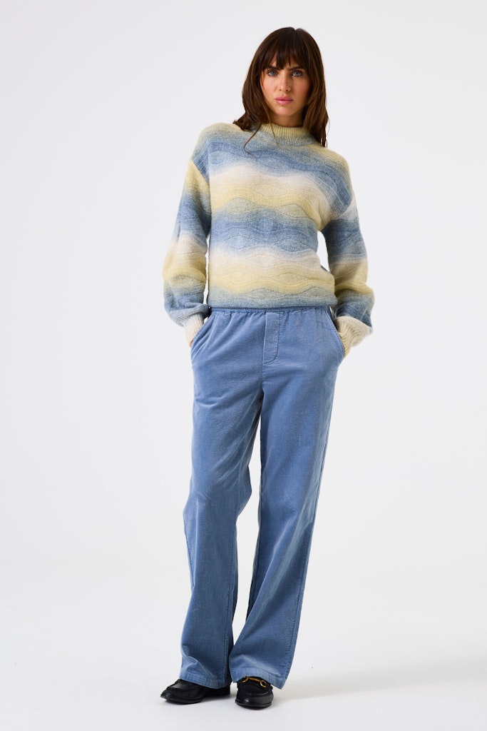 Trui Aop - Geel Dessin