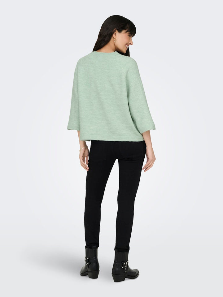 Onlsimoni 3/4 Pullover Knt Noos - Mint