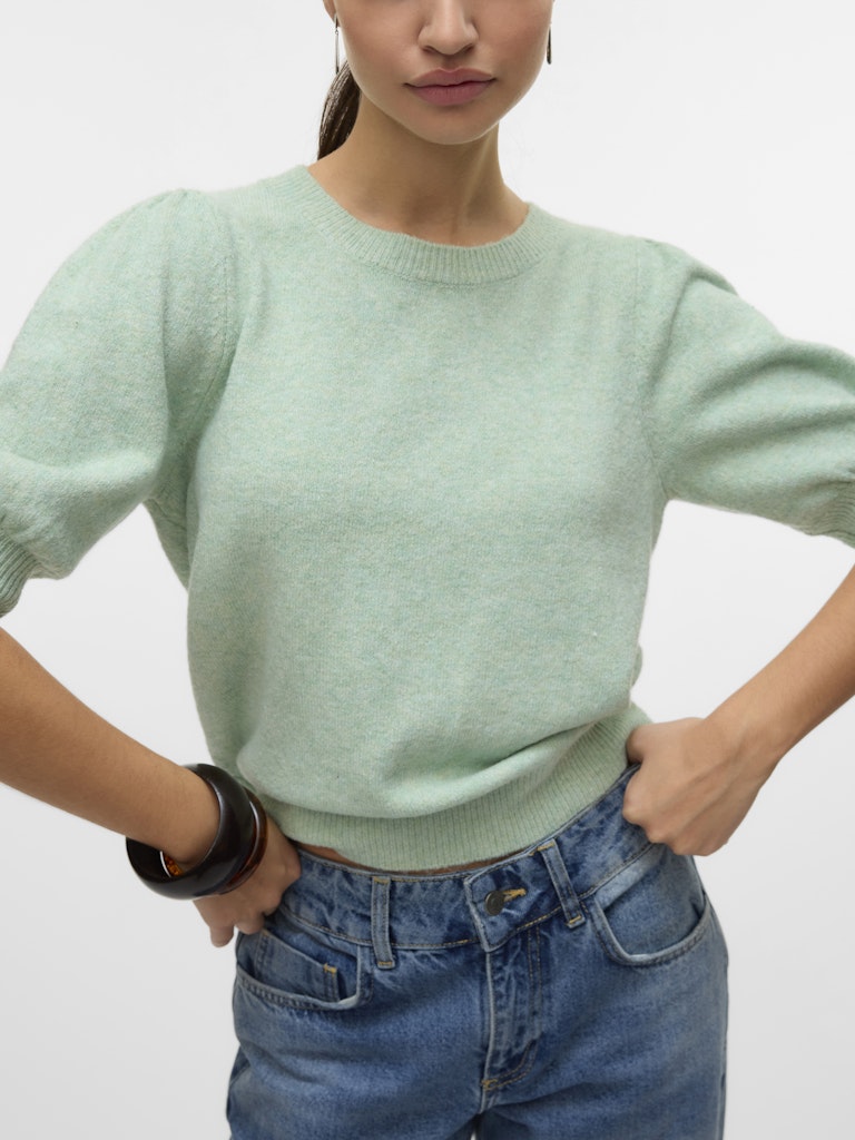 Vmdoffy 2/4 O-neck Pullover Ga Noos - Mint