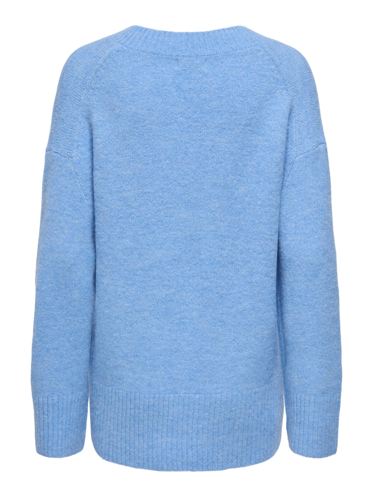 Jdymarina L/s V-neck Pullover Knt - Lichtblauw