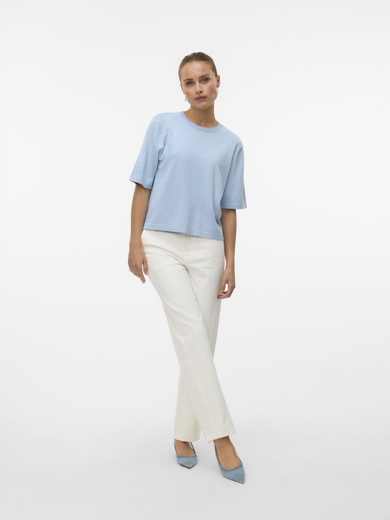 Vmsilje 2/4 O-nck Oversize Pull Ga Noos - Lichtblauw