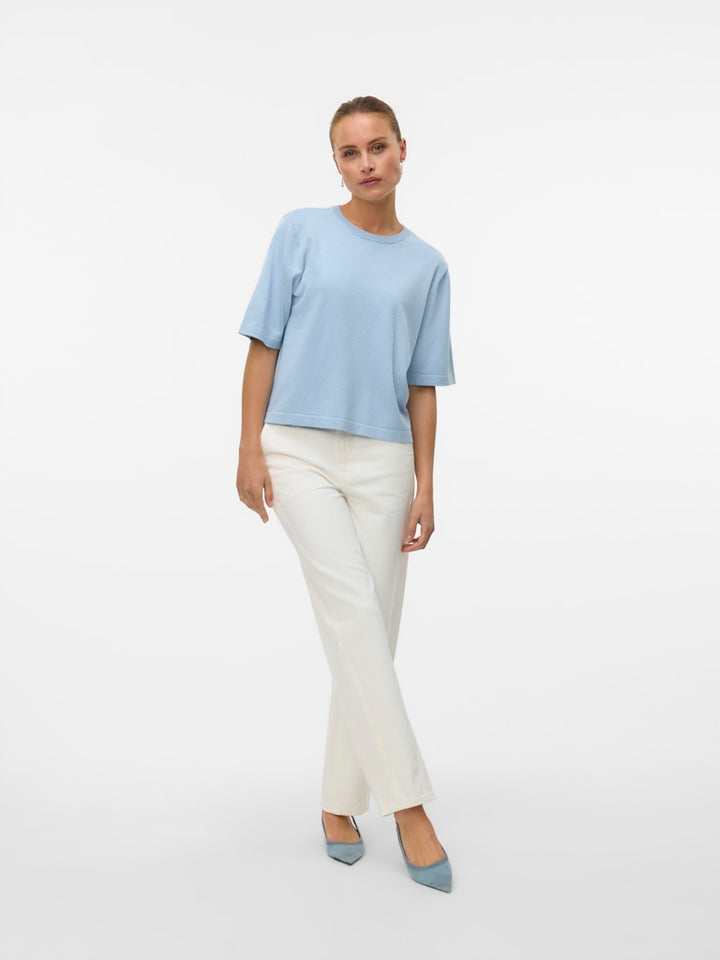 Vmsilje 2/4 O-nck Oversize Pull Ga Noos - Lichtblauw