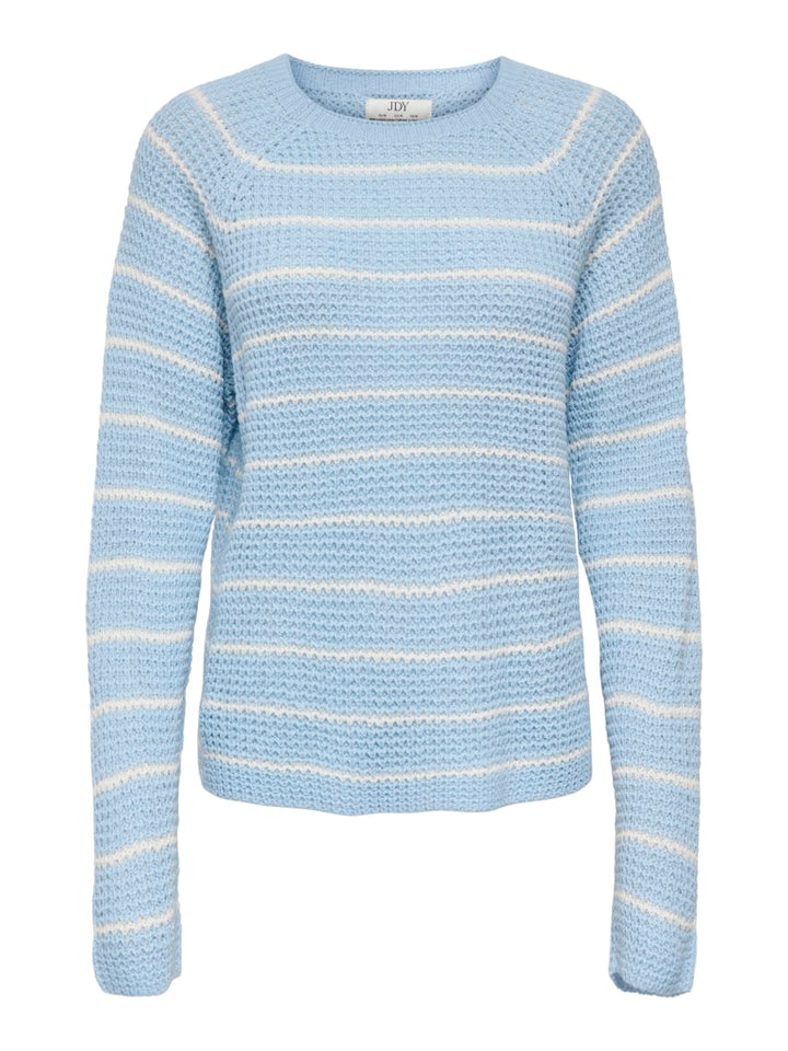 Jdyellen L/s Oneck Raglan Pullover Knt - Lichtblauw