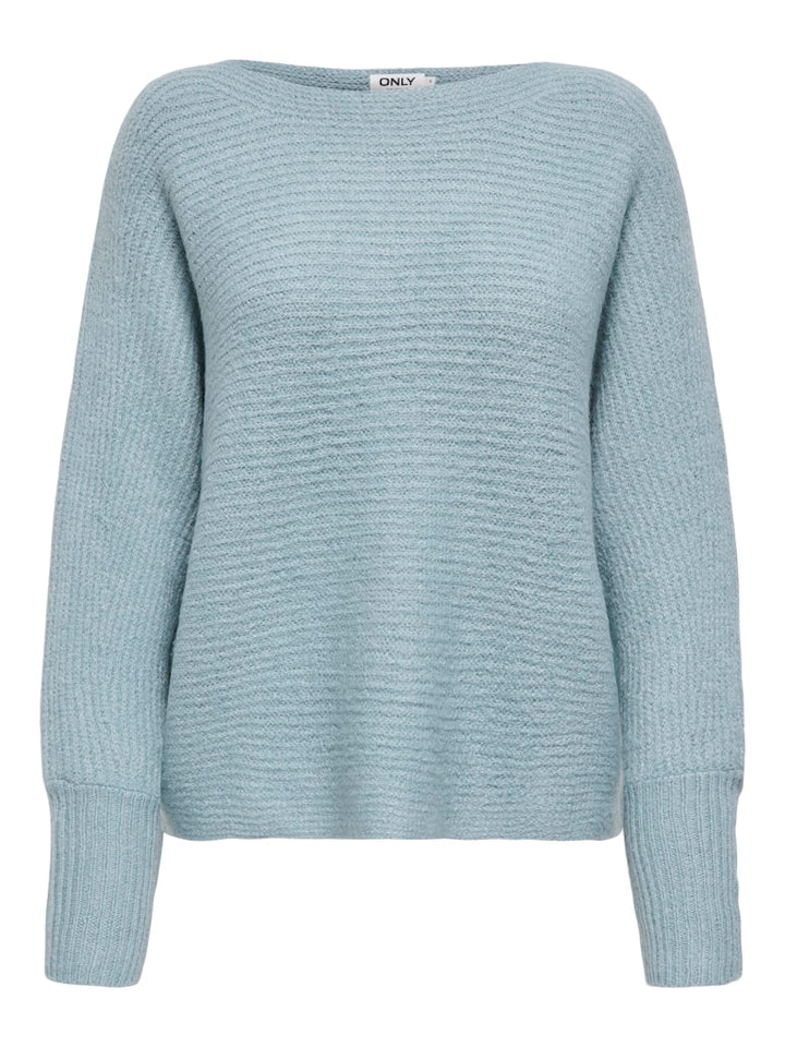 Onldaniella L/s Pullover Knt Noos - Aqua