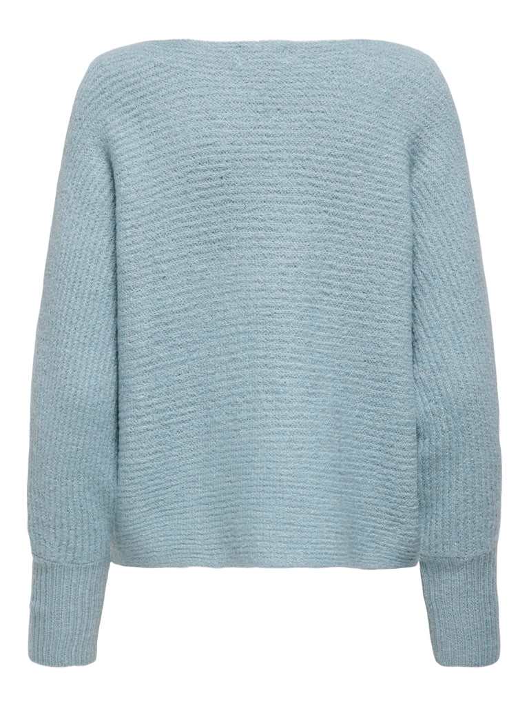 Onldaniella L/s Pullover Knt Noos - Aqua