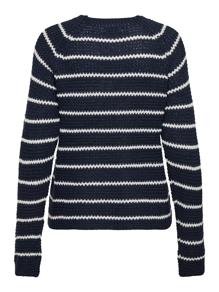 Jdyellen L/s Oneck Raglan Pullover Knt - Blauw Dessin