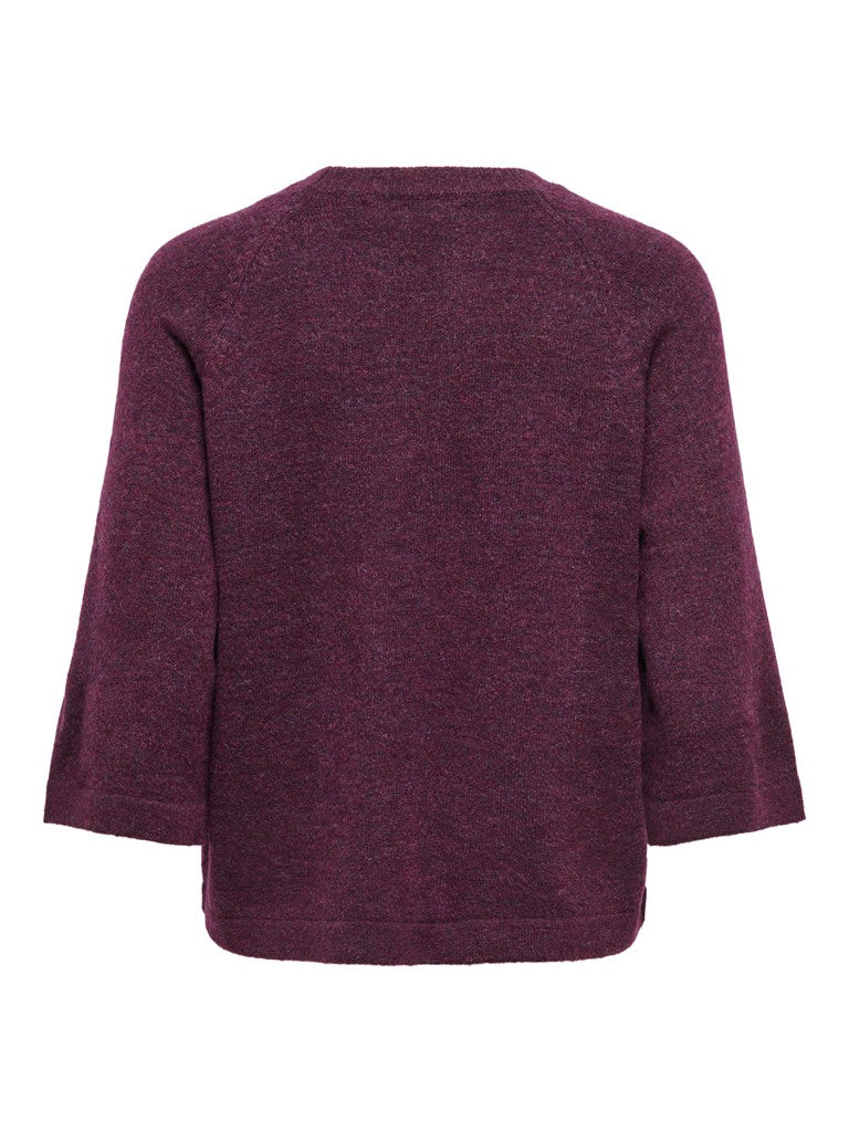Onlsimoni 3/4 Pullover Knt Noos - Mauve