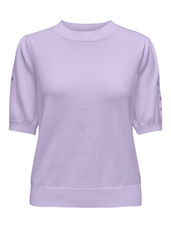 Onlkira 2/4 Cut Out Pullover Ex Knt - Lila