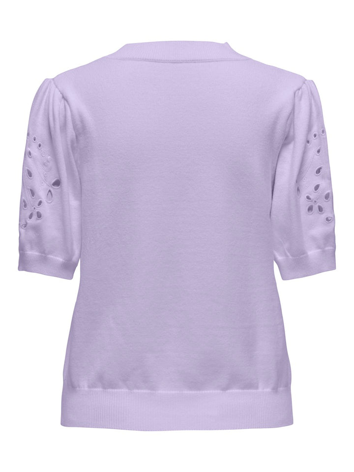 Onlkira 2/4 Cut Out Pullover Ex Knt - Lila