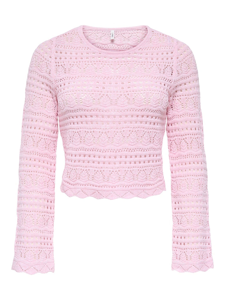 Onlelke Life Ls Pullover Knt Noos - Licht Roze