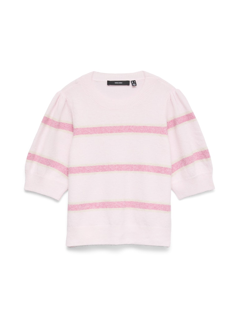 Vmdoffy 2/4 O-neck Pullover Ga Noos - Roze Dessin
