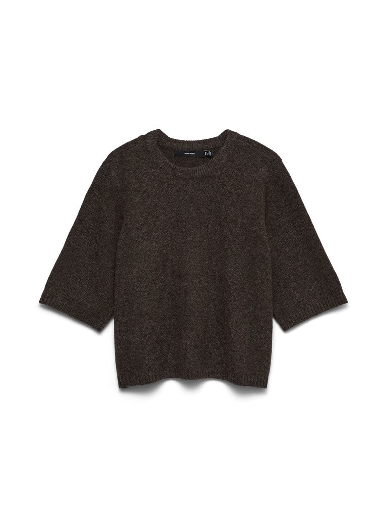 Vmboom 2/4 O-nk Oversize Pullove Ga Noos - Bruin Melee