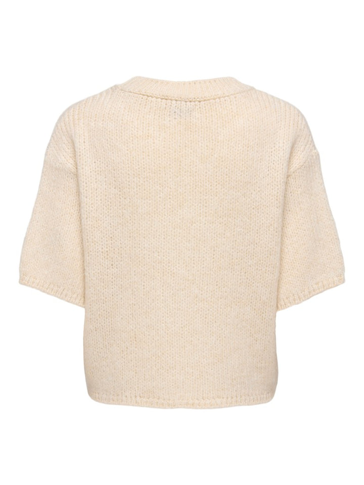 Jdylinea S/s Pullover O-neck Knt Noos - Grijs Melee