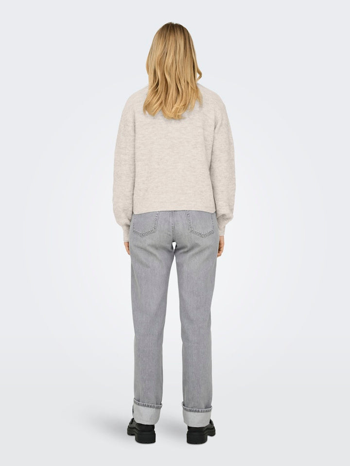 Jdylumi Life L/s Button Cardiga Knt Noos - Off-white