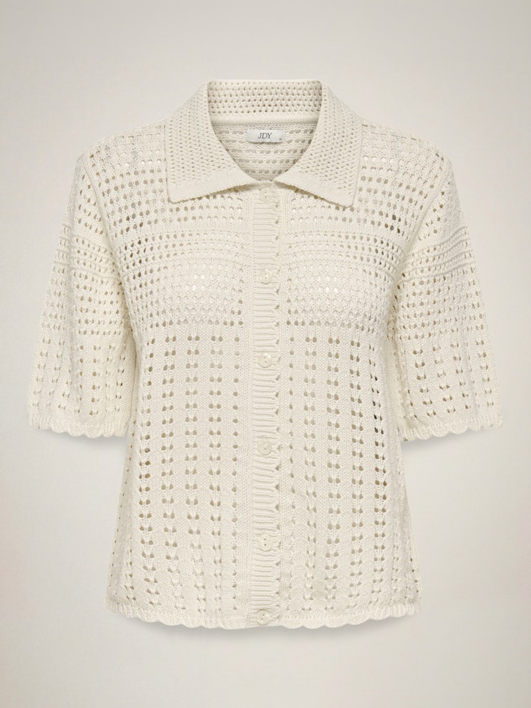 Jdyrobin 2/4 Collar Cardigan Knt Noos - Off-white