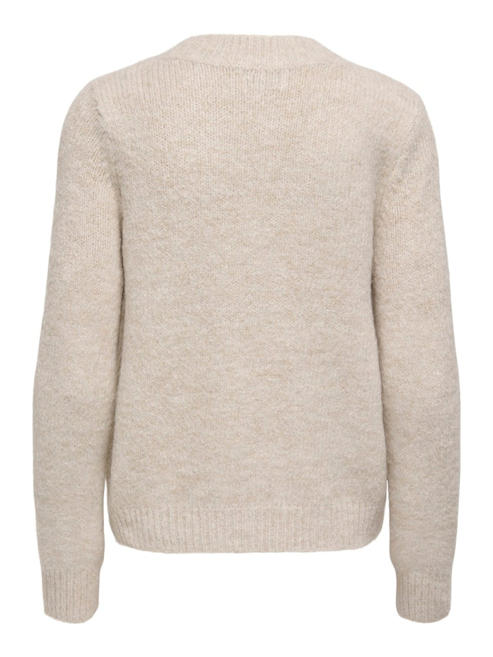 Onlzoey L/s Regular Cardigan Knt Noos - Beige