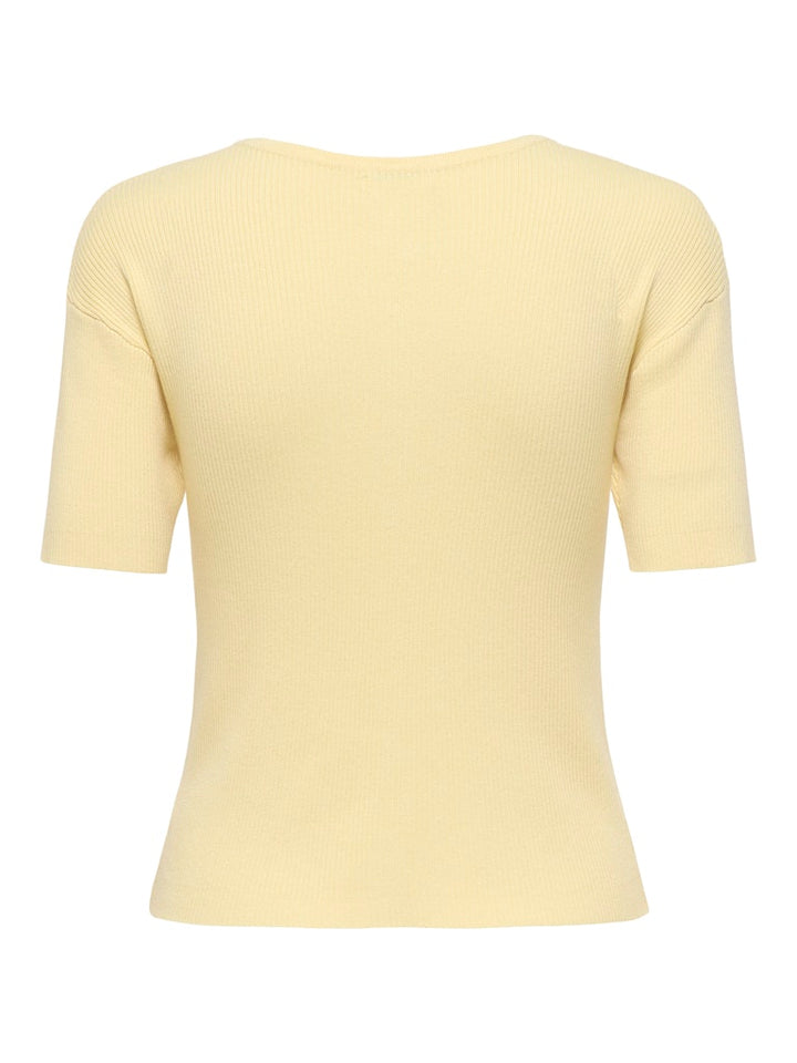 Jdygaby 2/4 O-neck Pearl Cardigan Knt - Geel