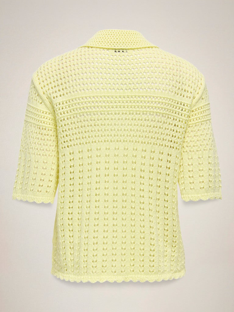 Jdyrobin 2/4 Collar Cardigan Knt Noos - Geel