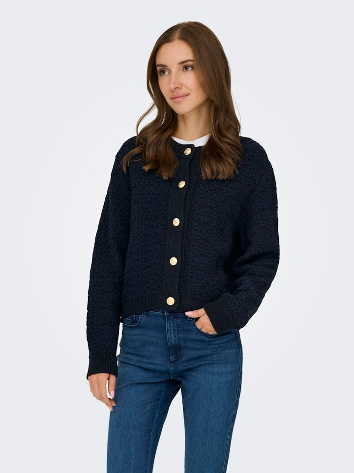 Jdyjonna Life L/s Cardigan Knt - Navy
